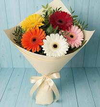 Букет цветов из:  Герберы #REPLACE_PRED# Североморске