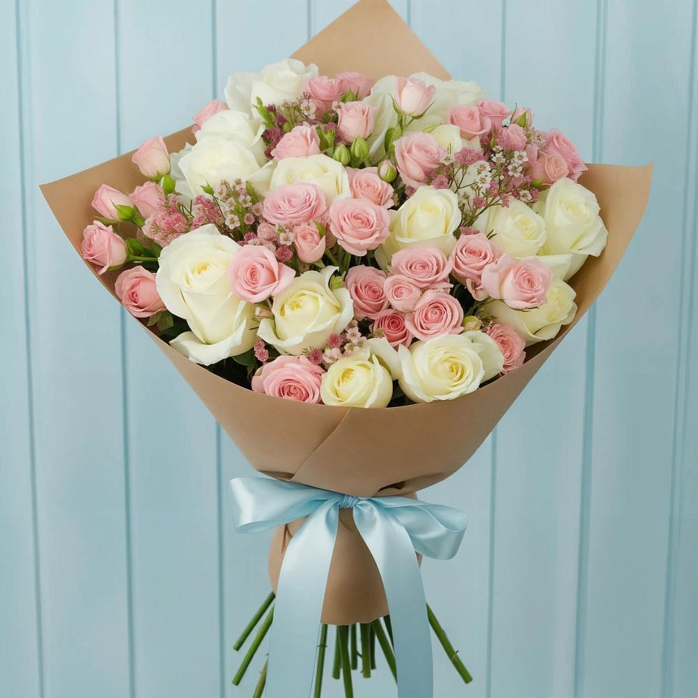 Букет цветов из: Розы в Североморске