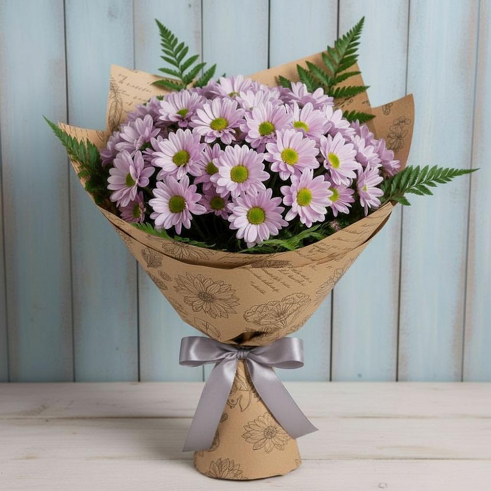 Букет цветов из: Хризантемы в Североморске