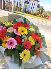 Букет цветов из:  Герберы #REPLACE_PRED# Североморске