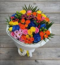 Букет цветов из:  Розы и Хризантемы в Североморске