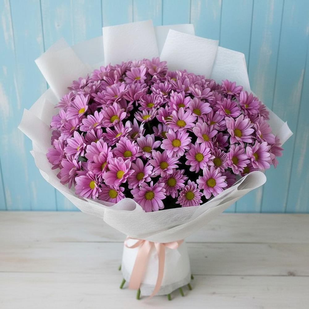 Букет цветов из: Хризантемы в Североморске