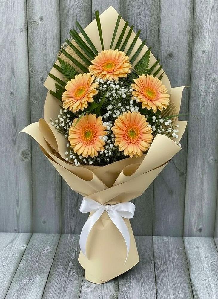 Букет цветов из: Герберы в Североморске