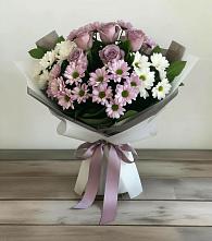 Букет цветов из:  Хризантемы и Розы #REPLACE_PRED# Североморске